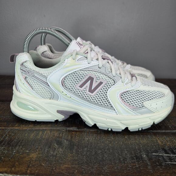 New Balance 530 Womens Size 6 D Running Shoes U530NEB White Sea Salt Rose - Picture 1 of 11